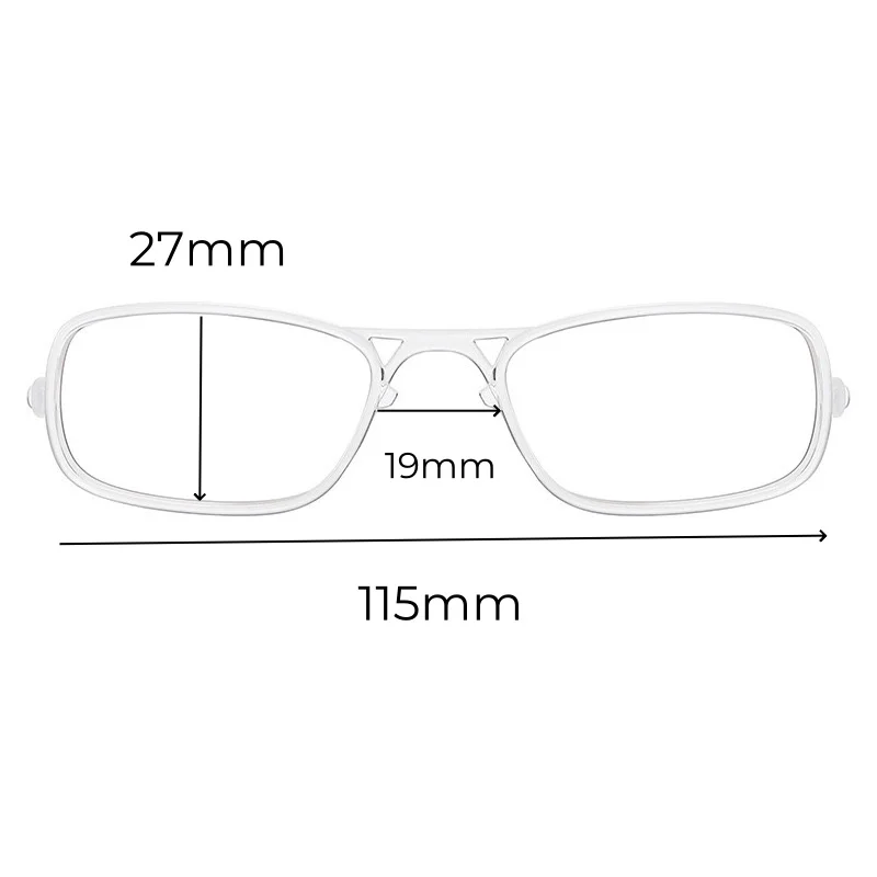 Prescription Frame for Cycling Goggle TR90 Flexible Optical Insert Adaptor Myopia Lenses Suitable Windproof Sports Sunglasses
