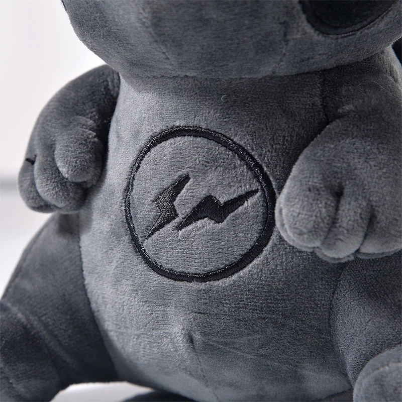 2024 Hot Sale 20cm Color Pokemon Cute Pet Figures Pikachu  Cartoon Black Pikachu Plush Toy Pokémon  Anime Stuffed Doll Kids Gift