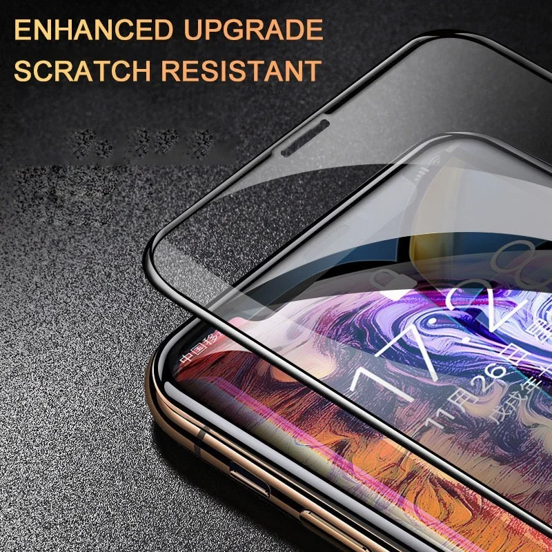 2/4PCS 9D Screen Protector Tempered Glass for IPhone 14 13 12 11 15 Pro Max Protective Glass for IPhone X XR XS Max 7 8 614 Plus