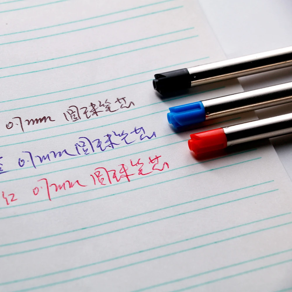High Quality Metal Colour Tactical Defense Pen+Refill Set School Student Office Ballpoint Pens Luxury Gift Pen