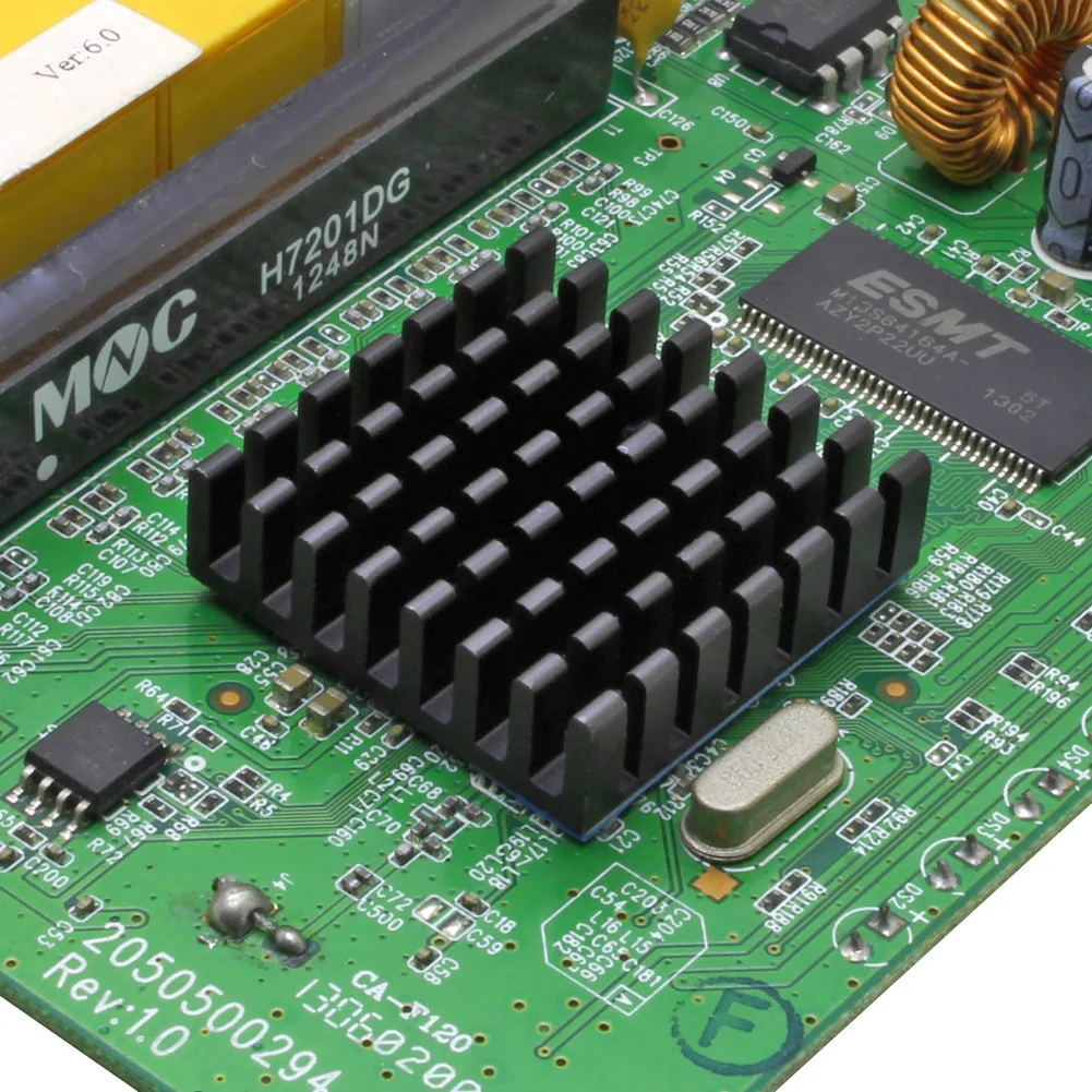 Aluminum Heatsink Radiator Heat Sink Cooling for Electronic Chip IC Diode Triode MOS Heat Dissipation With Thermal Tape