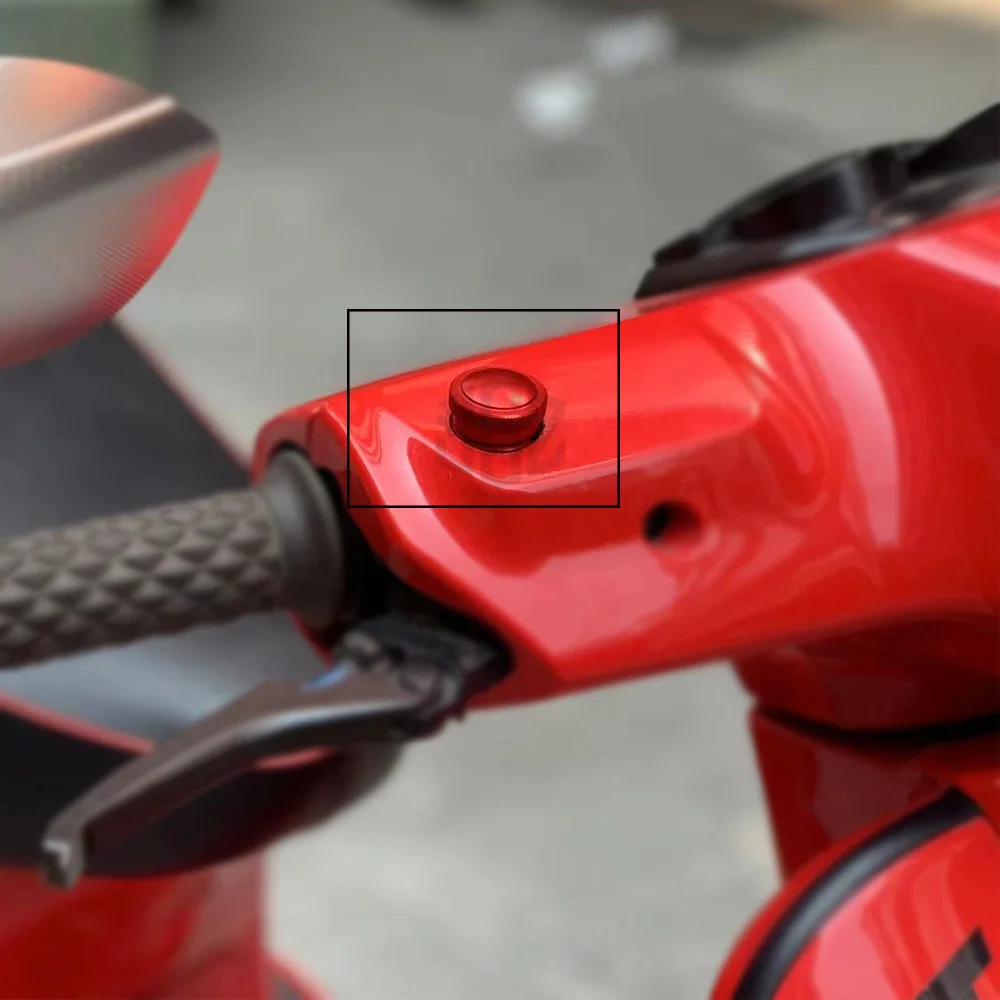 Motorcycle CNC Rear View Mirrors Hole Plug Screws Bolts Caps For Vespa GTS 250 300 SPRINT PRIMAVERA 150 GTV LXV PX LX 50 S125