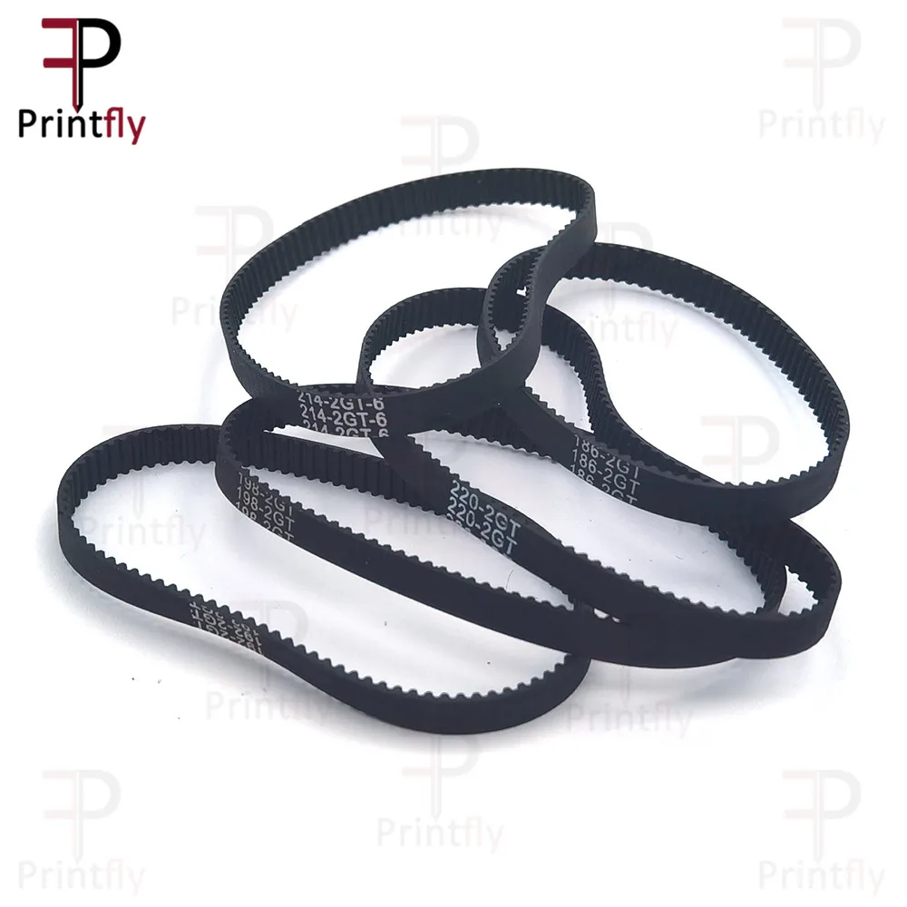 Printfly 2GT/GT2 Timing Belt 184 186 188 190 192 194 196 198 200 202 204 206 208 210 212 214 216 218 220 222 224 226 Width 6mm