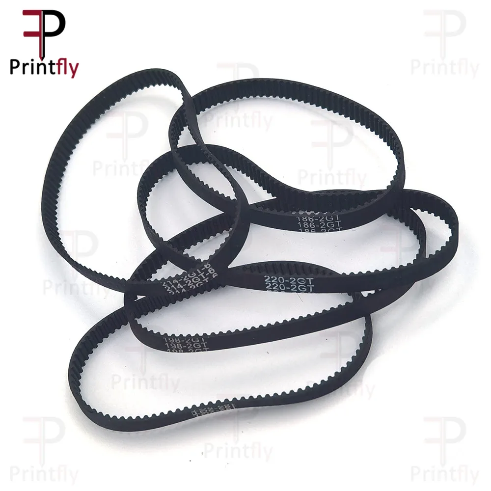 Printfly 2GT/GT2 Timing Belt 184 186 188 190 192 194 196 198 200 202 204 206 208 210 212 214 216 218 220 222 224 226 Width 6mm