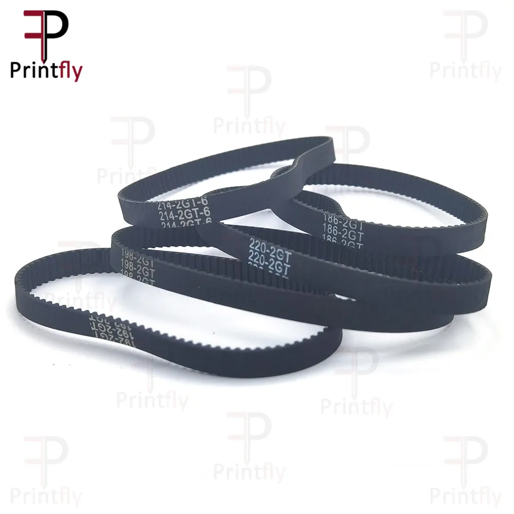 Printfly 2GT/GT2 Timing Belt 184 186 188 190 192 194 196 198 200 202 204 206 208 210 212 214 216 218 220 222 224 226 Width 6mm