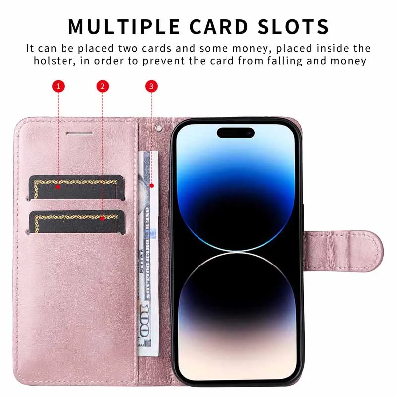 Leather Phone Case For OPPO A3 A5 A6 Pro A3x A5x A6x A6s A6k A6t OppoA6 X A6Pro CPH2781 4G 5G Global Cover Flip Wallet Fundas