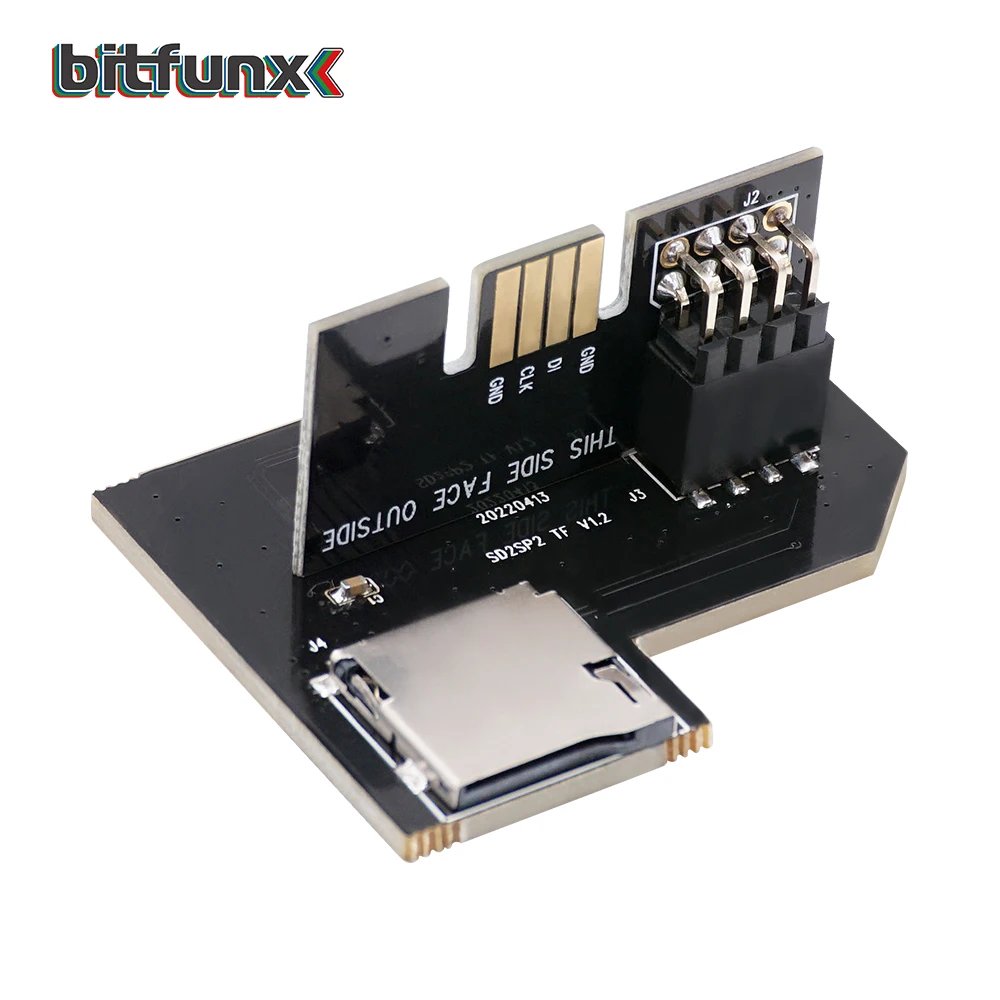 Bitfunx V1.3 SD2SP2 Pro SD Card Adapter Load SDL Micro SD Card TF Card Reader for Nintendo Gamecube NGC NTSC Serial Port 2