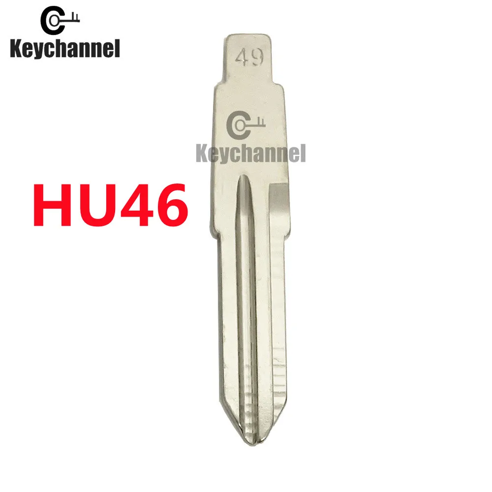 10pcs/lot Universal Car Flip Key Blade HU46 Xhorse KD Key Blank 175# for Opel Antara Chevrole t Sail Daewoo for KEYDIY KD VVDI