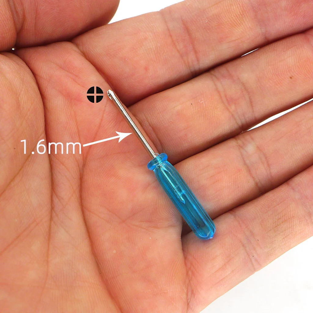 50pcs Mini 3.0/2.0mm Flat-blade Slotted Cross Head Small Screwdriver For Mobile Phone Xbox 360 Wireless Controller Repair Open