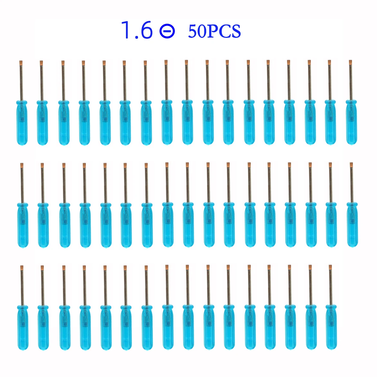 50pcs Mini 3.0/2.0mm Flat-blade Slotted Cross Head Small Screwdriver For Mobile Phone Xbox 360 Wireless Controller Repair Open