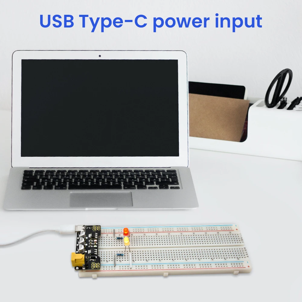 Keyestudio Power Module Type-C for Breadboard Diy Kit Electronics Accessories