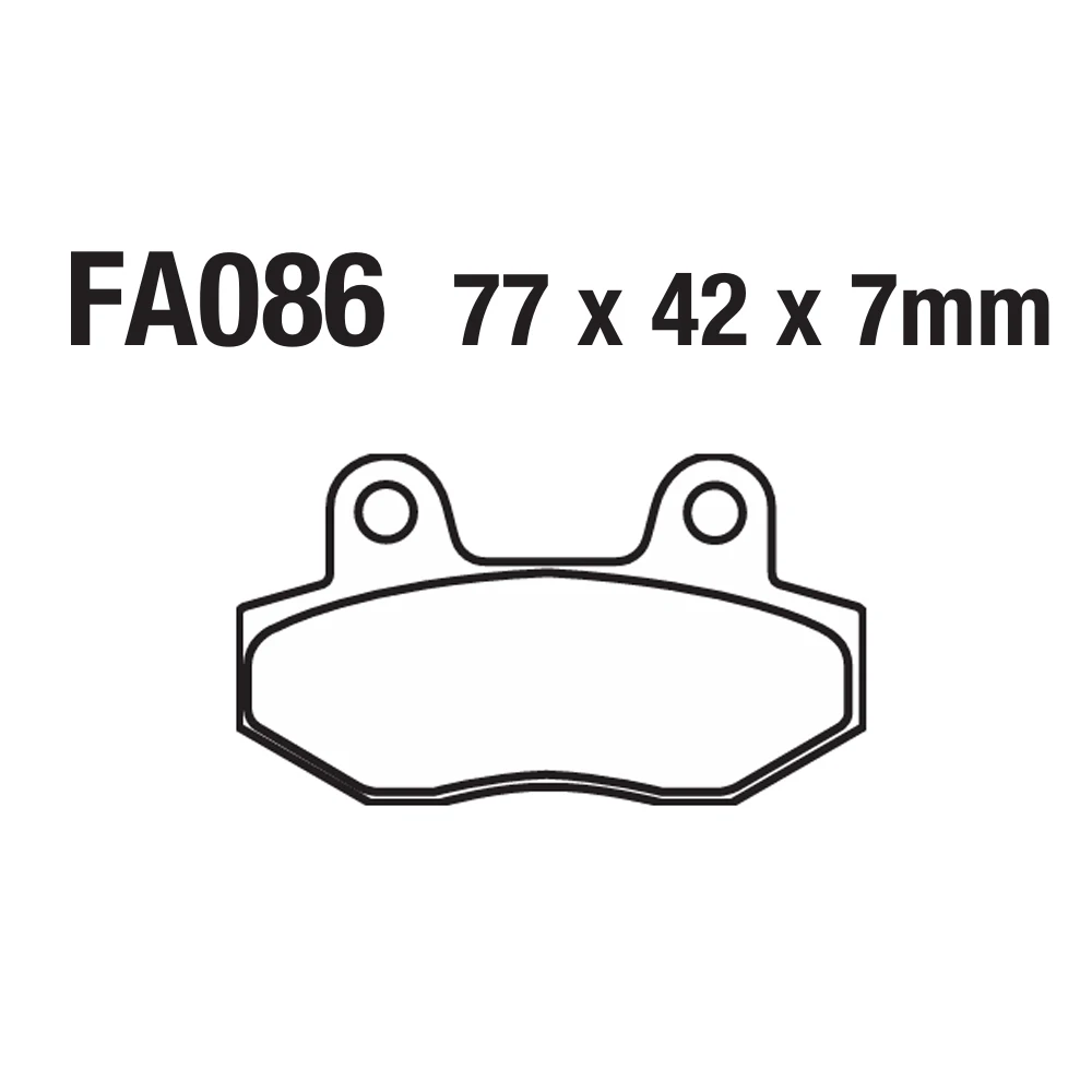 USER-X Universal Motorcycle Disc Brake Pads Front Rear Disc For FA086 Speedfight GT 125 250 650 NSR CBX MBX