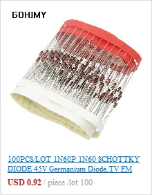 100PCS 1N4148 DO-35 IN4148 High-speed Switching Diodes New