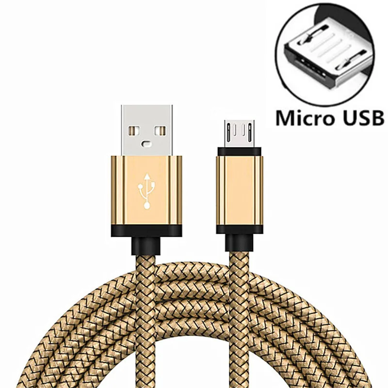 Micro USB Cable 3m 2m Charging Charger Cable Data Cord For Huawei p smart 2019 p9/p10 lite p9 Y3 Y5 Y6 Y9 Honor 8x 8S 7c 20i 7A