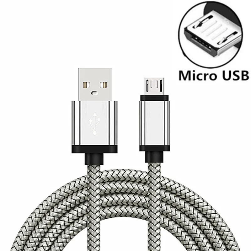 Micro USB Cable 3m 2m Charging Charger Cable Data Cord For Huawei p smart 2019 p9/p10 lite p9 Y3 Y5 Y6 Y9 Honor 8x 8S 7c 20i 7A