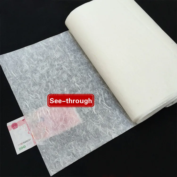 Pure Long Fiber Mulberry Paper Papel Calligrahpie Yunlong Xuan Paper Mulberry Xuan Zhi Brush Calligraphy Freehand Painting Paper