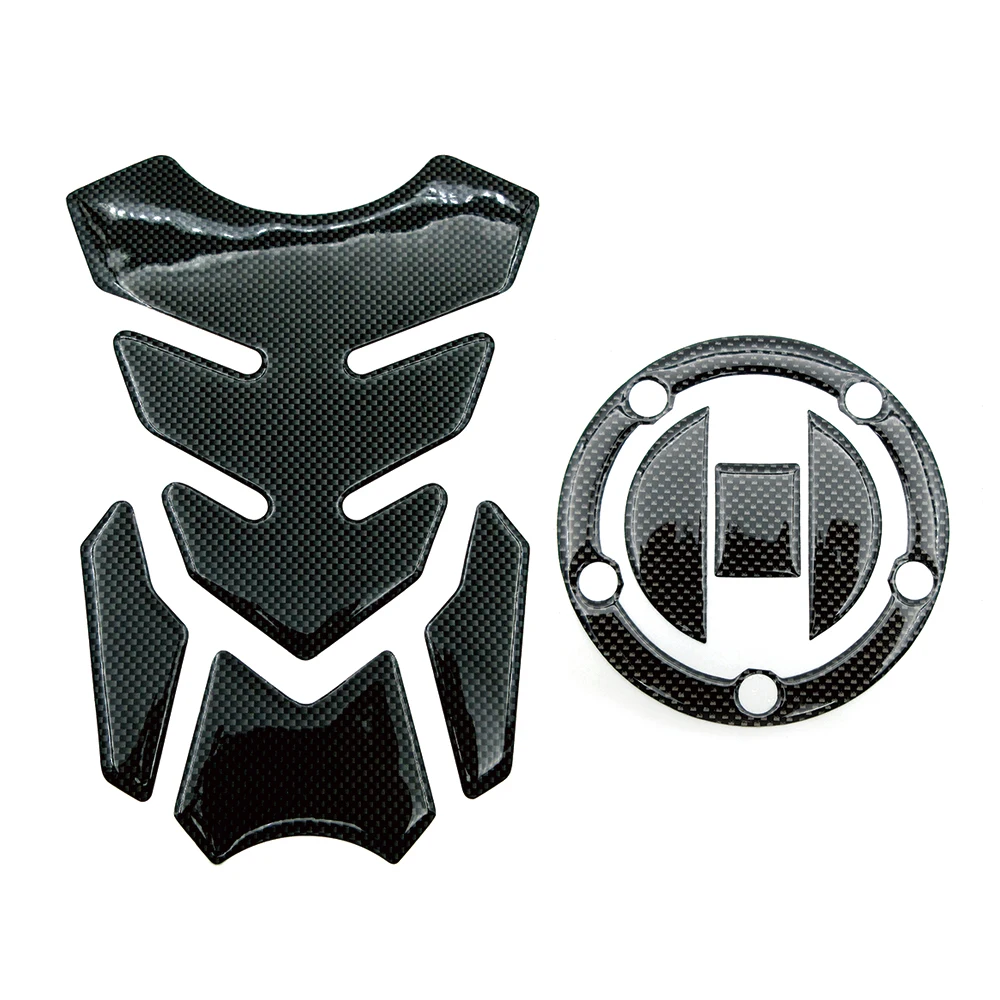 Motorcycle Fuel Gas Tank Cap Cover Pad Sticker Carbon Fiber Decals For Suzuki GSXR GSX-R 600 750 1000 K1 K2 K3 K4 K5 K6 K7 K8 K9