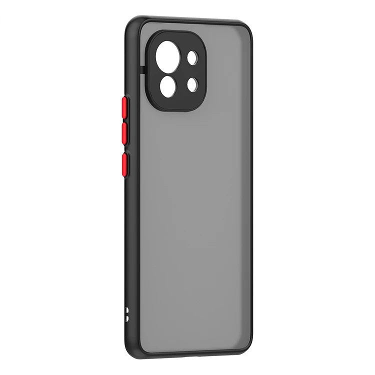 Skin Feel Matte Silicone Hard Phone Case For Xiaomi mi 11 10 11 12 lite 5G 11i mi11 pro 10T 11t 12T Pro Shockproof Bumper Cover