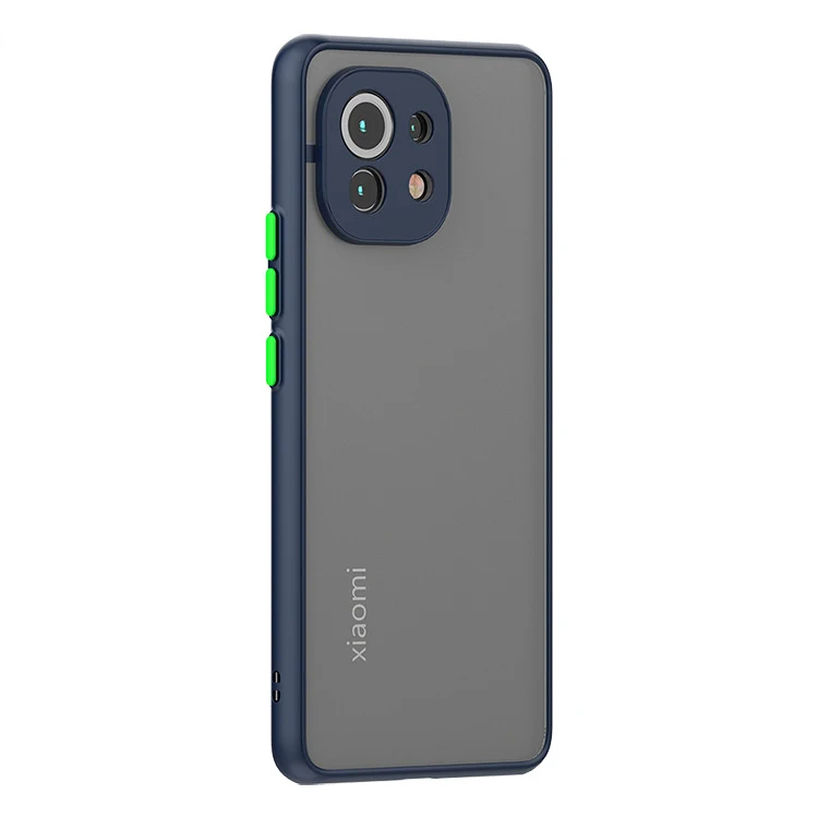 Skin Feel Matte Silicone Hard Phone Case For Xiaomi mi 11 10 11 12 lite 5G 11i mi11 pro 10T 11t 12T Pro Shockproof Bumper Cover