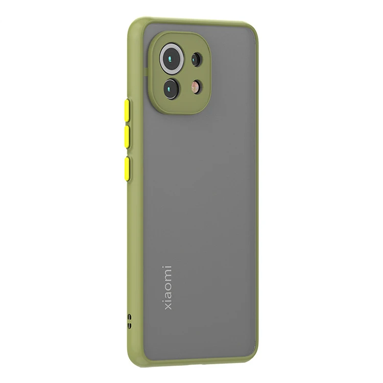 Skin Feel Matte Silicone Hard Phone Case For Xiaomi mi 11 10 11 12 lite 5G 11i mi11 pro 10T 11t 12T Pro Shockproof Bumper Cover