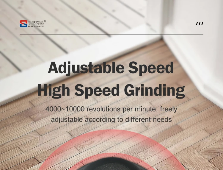 Automotive Brushless Mini Orbital Sander Orbital Grinder Concrete Grinder for Cars Wall Machine Eccentric Grinding Mach