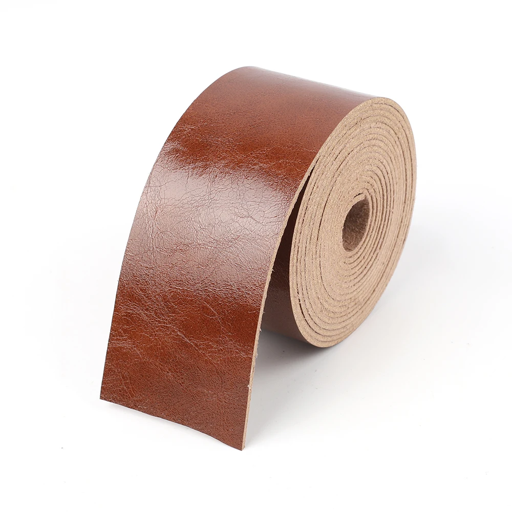 Leather Strip Straps Black Brown Red 2 Meters Leather Cord For DIY Handles Bag Decor Jewelry Making Leather Craft