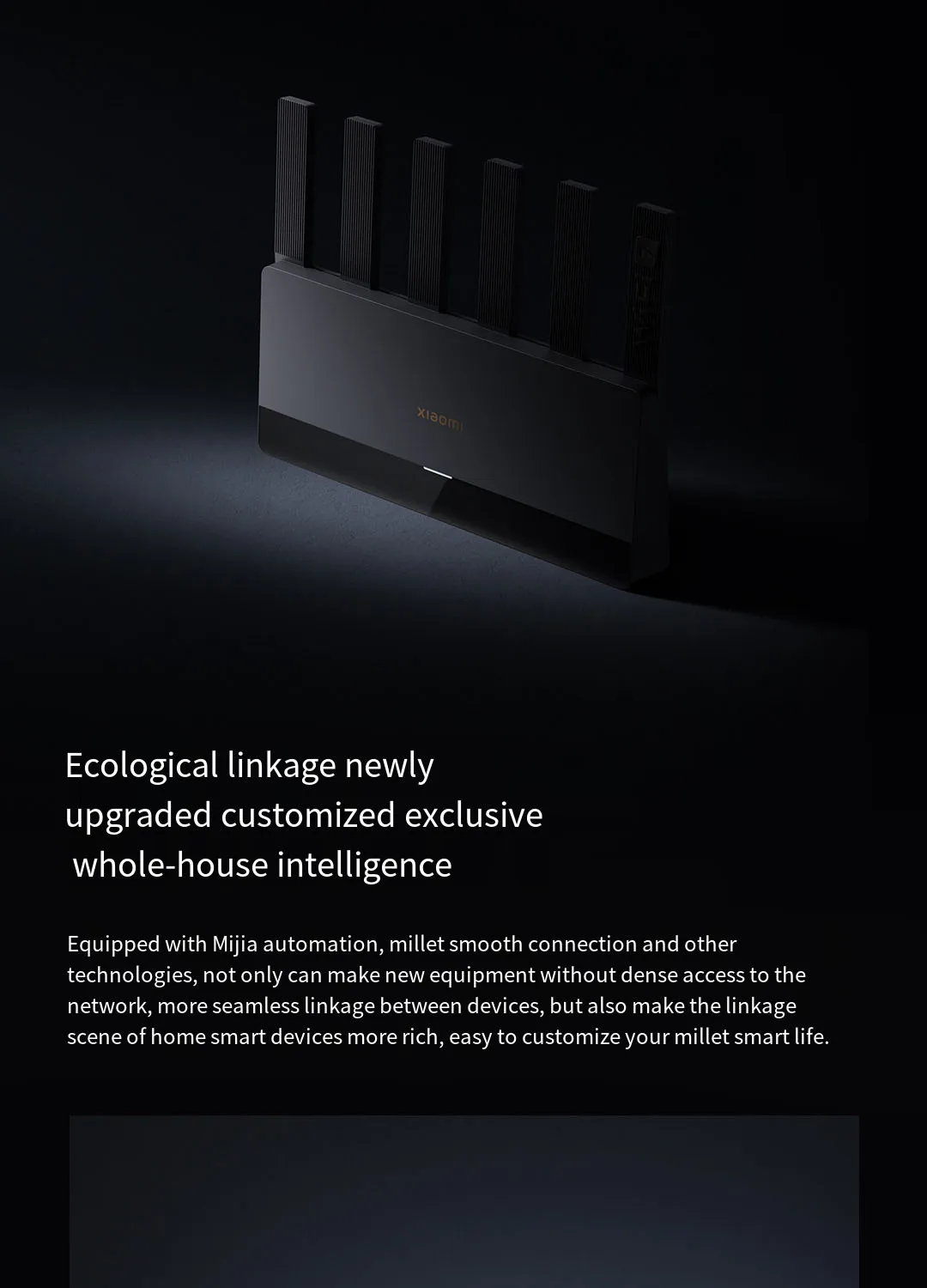 Xiaomi Mijia Router BE6500 WiFi 7 6500M Full 2.5G Network Port 4-core Qualcomm Processor loT Smart Linkage Network Security Home