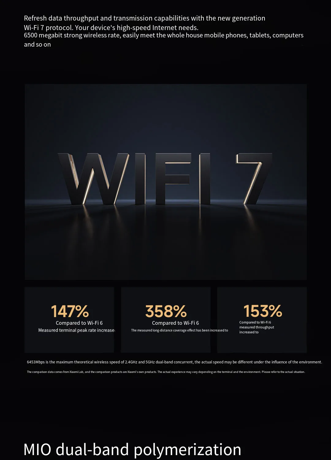 Xiaomi Mijia Router BE6500 WiFi 7 6500M Full 2.5G Network Port 4-core Qualcomm Processor loT Smart Linkage Network Security Home