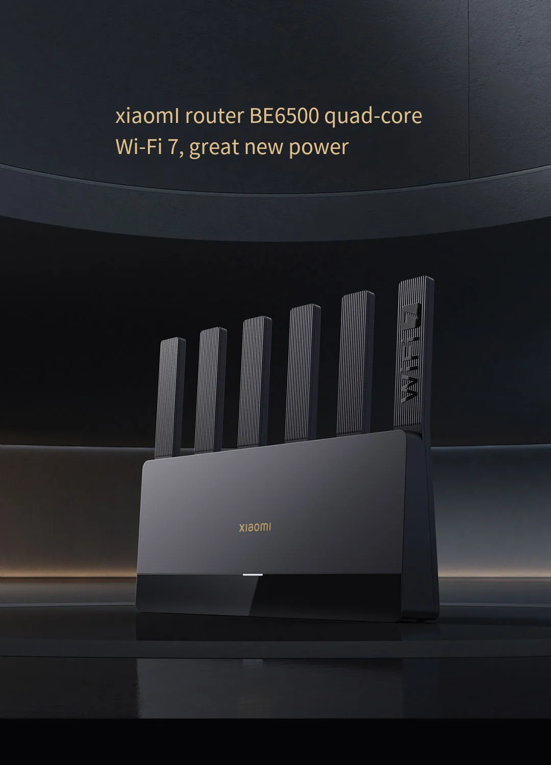 Xiaomi Mijia Router BE6500 WiFi 7 6500M Full 2.5G Network Port 4-core Qualcomm Processor loT Smart Linkage Network Security Home