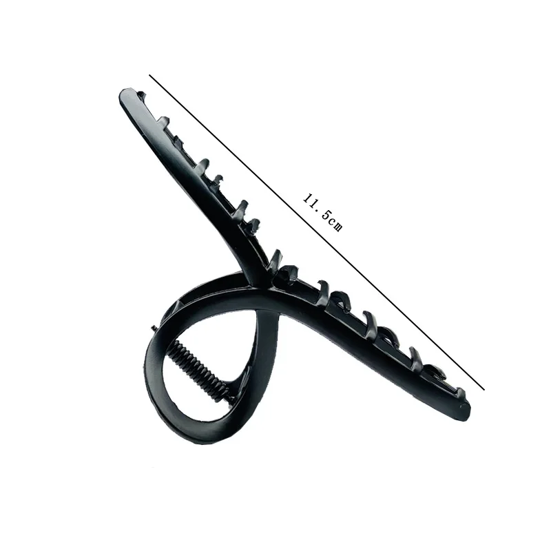 Simple black Claw Crab Elegant Girls metal grabbing clip headdress female Ponytail Claw Clip Hair Jewelry Ornament accessory