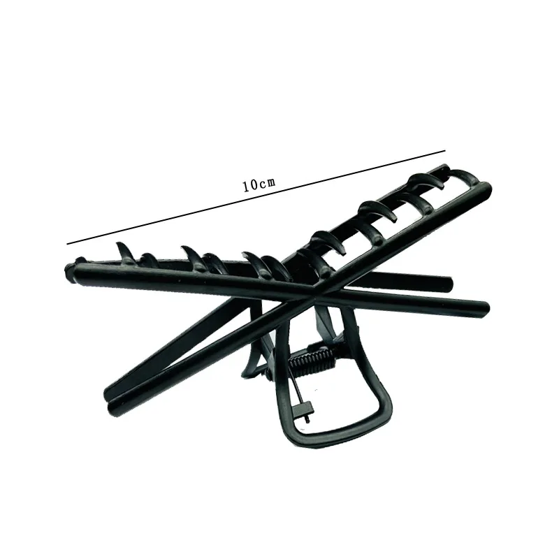 Simple black Claw Crab Elegant Girls metal grabbing clip headdress female Ponytail Claw Clip Hair Jewelry Ornament accessory