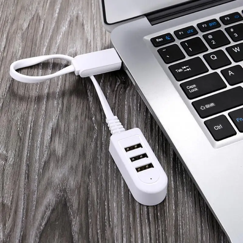 One for Three Brand New 3-port Multi-USB Hub 5V Splitter Charger Extension Cable External Extension Cable USB3.0 Splitter Hub