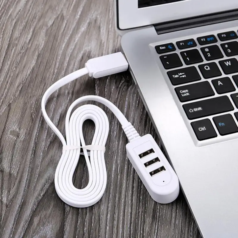 One for Three Brand New 3-port Multi-USB Hub 5V Splitter Charger Extension Cable External Extension Cable USB3.0 Splitter Hub
