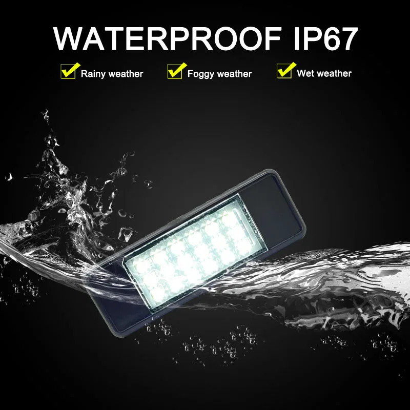 LED Number Plate Lamp For Peugeot 106 1007 207CC 307 308 3008 406 407 508 607 806 807 Expert White License Plate Light Assembly