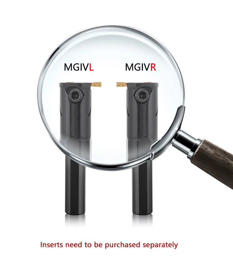 MGIVR2016 MGIVR2520 MGIVR3125 MGIVR3732 MGIVL Internal Grooving Holder MGMN Carbide Insert CNC Lathe Bar Turning Tool For Steel
