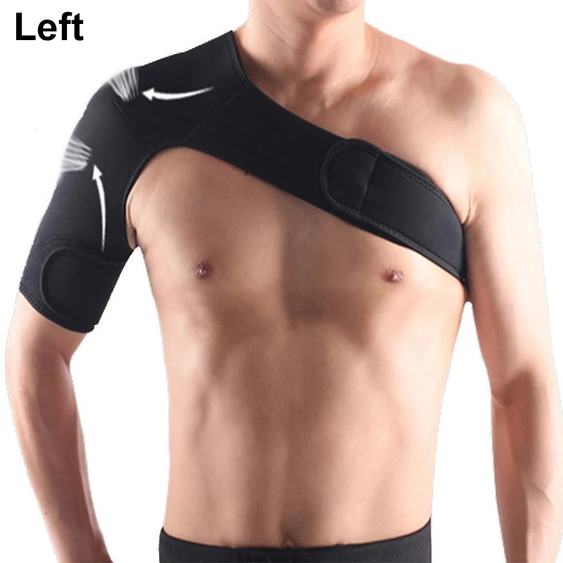 Adjustable Shoulder Stability Brace Light Breathable Neoprene Shoulder Support for Dislocated AC Joint,Labrum Tear,Shoulder Pain