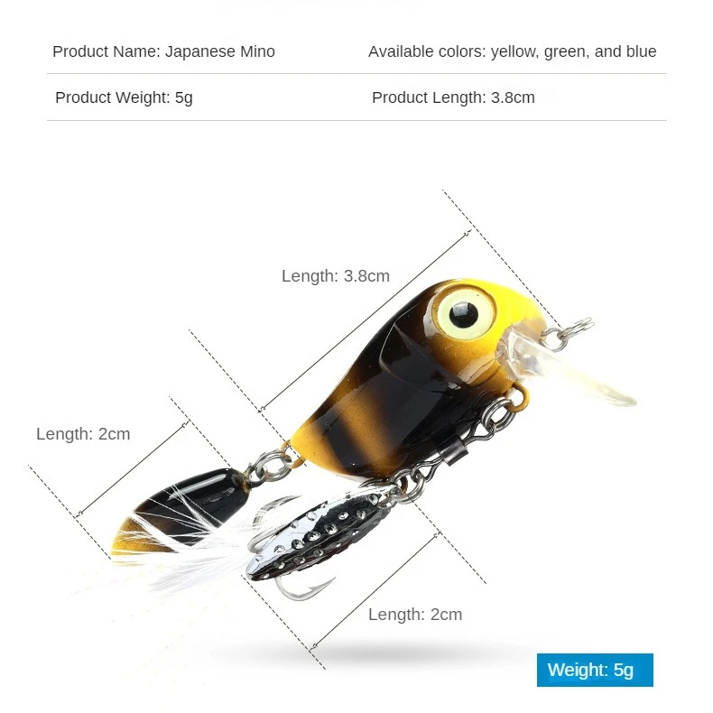 Micro Tappy Metal Sequins Metal Rotating Spinner Spoon Fishing Lures 3.8cm 5g Floating Wobblers Crankbait Bass Trout