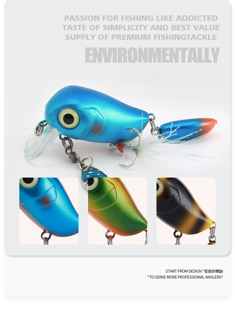 Micro Tappy Metal Sequins Metal Rotating Spinner Spoon Fishing Lures 3.8cm 5g Floating Wobblers Crankbait Bass Trout