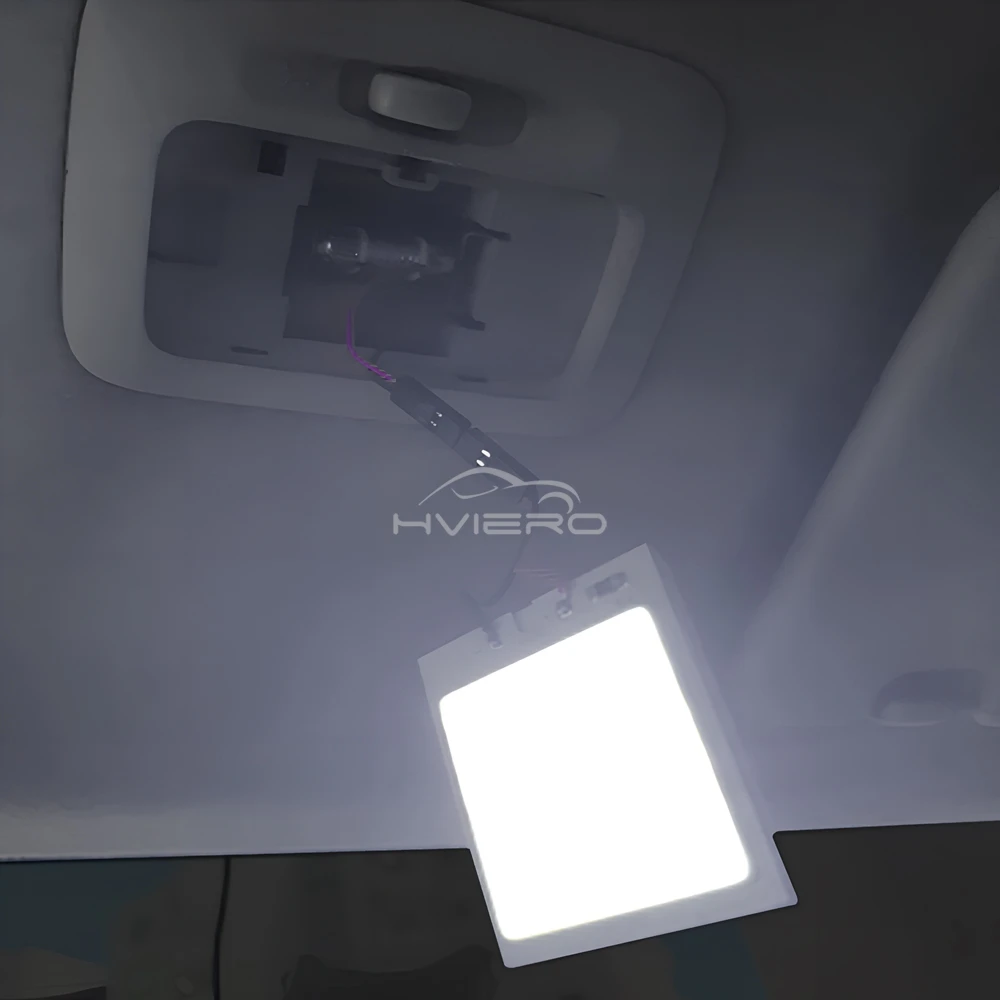 2X Car Interior Reading Dome Accessories Trunk Reverse Led T10 COB W5W C5W 12V 24Led Panel Lamp Door Festoon License Plate Light