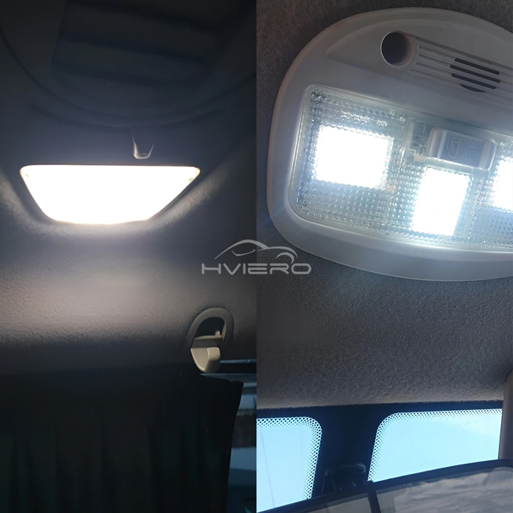 2X Car Interior Reading Dome Accessories Trunk Reverse Led T10 COB W5W C5W 12V 24Led Panel Lamp Door Festoon License Plate Light