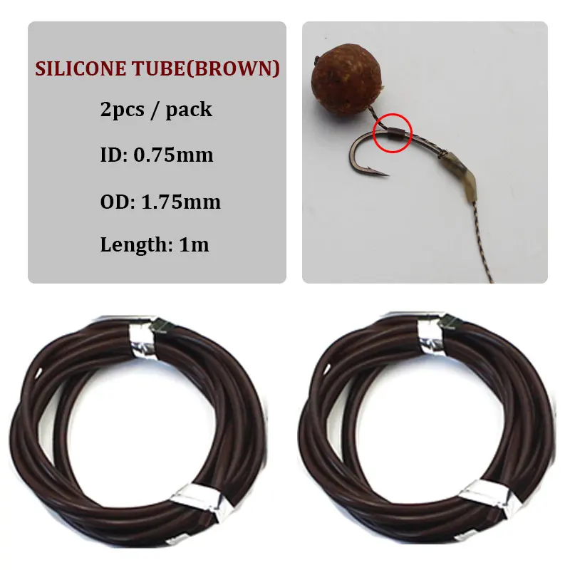30PCS Carp Fishing Anti Tangle Sleeve Accessories Helicopter Rig Tubing Hook Swivel Connector Sleeve for Fishing Line Protection
