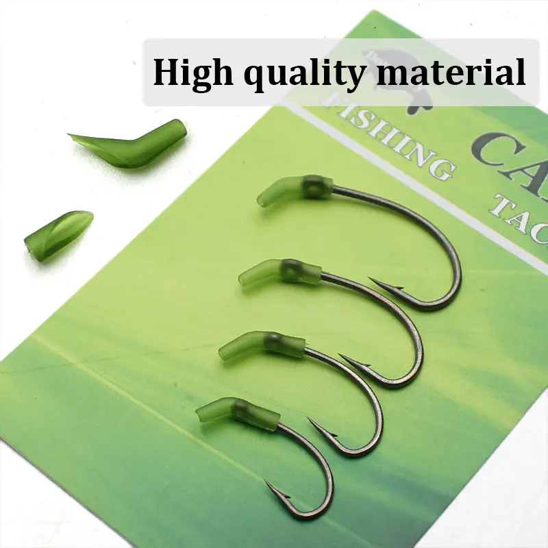30PCS Carp Fishing Anti Tangle Sleeve Accessories Helicopter Rig Tubing Hook Swivel Connector Sleeve for Fishing Line Protection