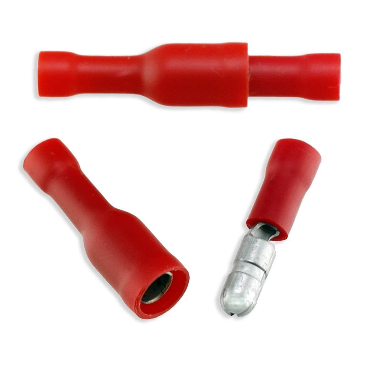20/50/100pcs Female Male Insulated Electrical Connector Crimp Bullet Terminal Audio Wiring Terminals MPD FRD Connectors 22-10AWG