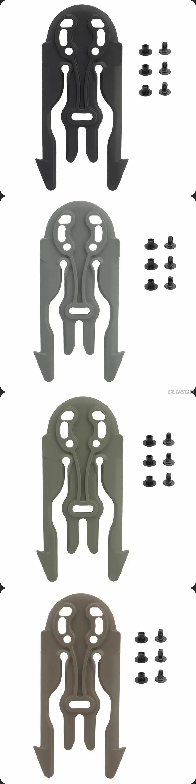 Tactical Holster Adapter QLS 19 22 Quick Locking System Kit with MOLLE Quick Release Plate Holster Platform Gun Accessories