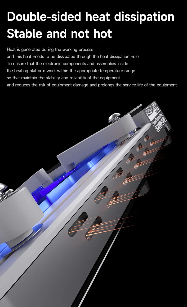 MECHANIC HEAT AIR Intelligent Preheating Platform For iPhone X-16 PRO MAX Motherboard Layered Chip BGA Stencil/Dot Matrix Repair