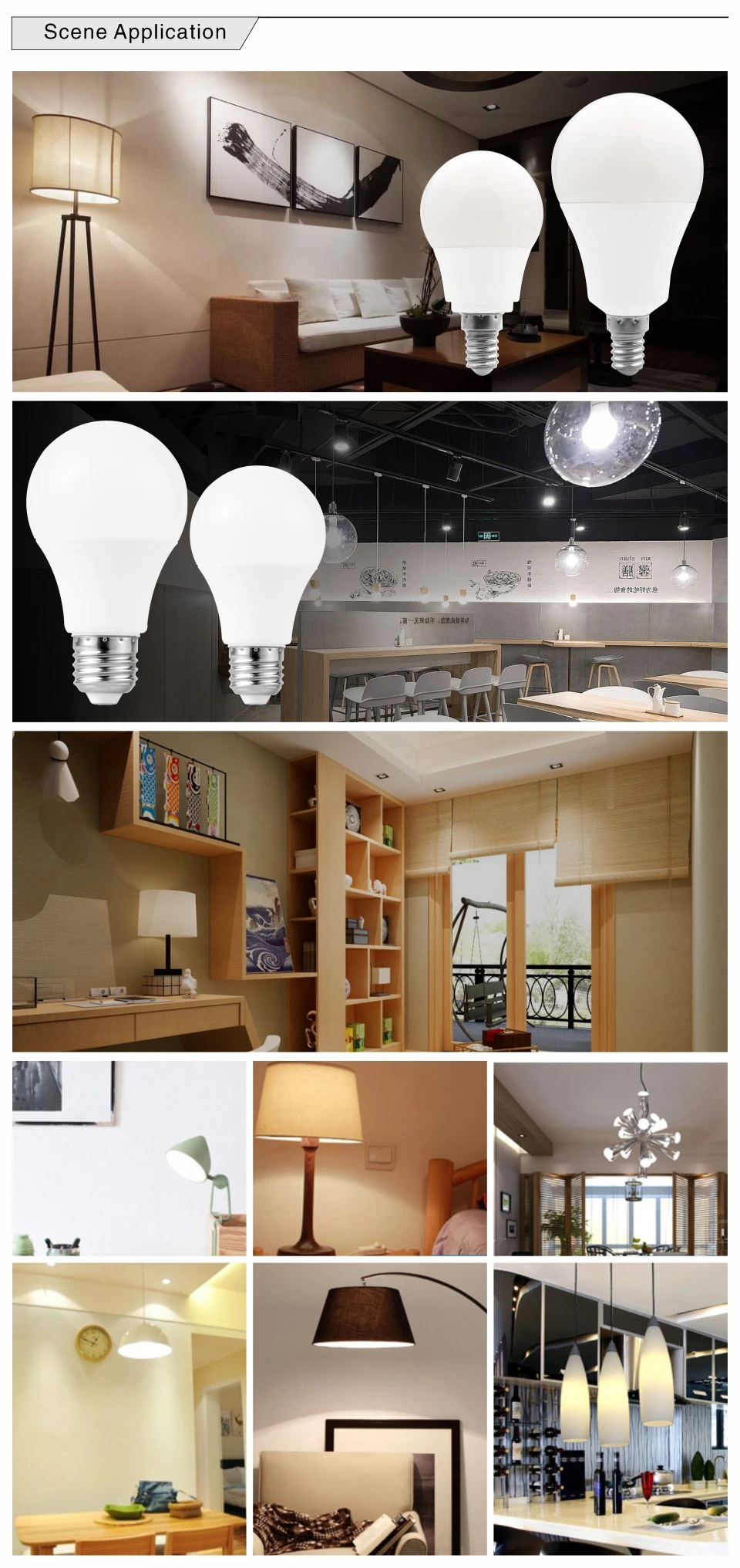 10pcs/lot E27 E14 LED Light Bulb 20W 18W 15W 12W 9W 6W 3W Lampada LED AC 220V Spotlight Lighting Cold/Warm White Lamp