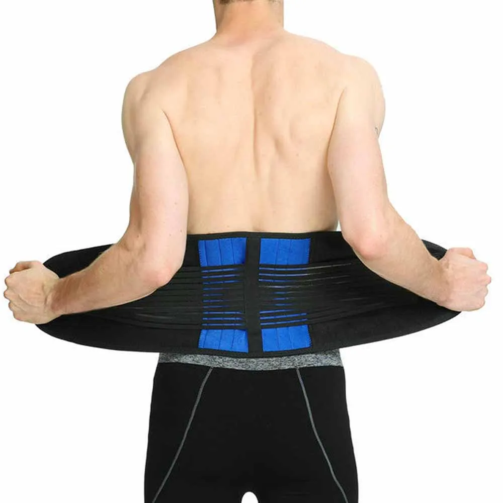 Women Men Adjustable Elstiac Waist Support Belt Neoprene Faja Lumbar Back Sweat Belt Fitness Belt Waist Trainer