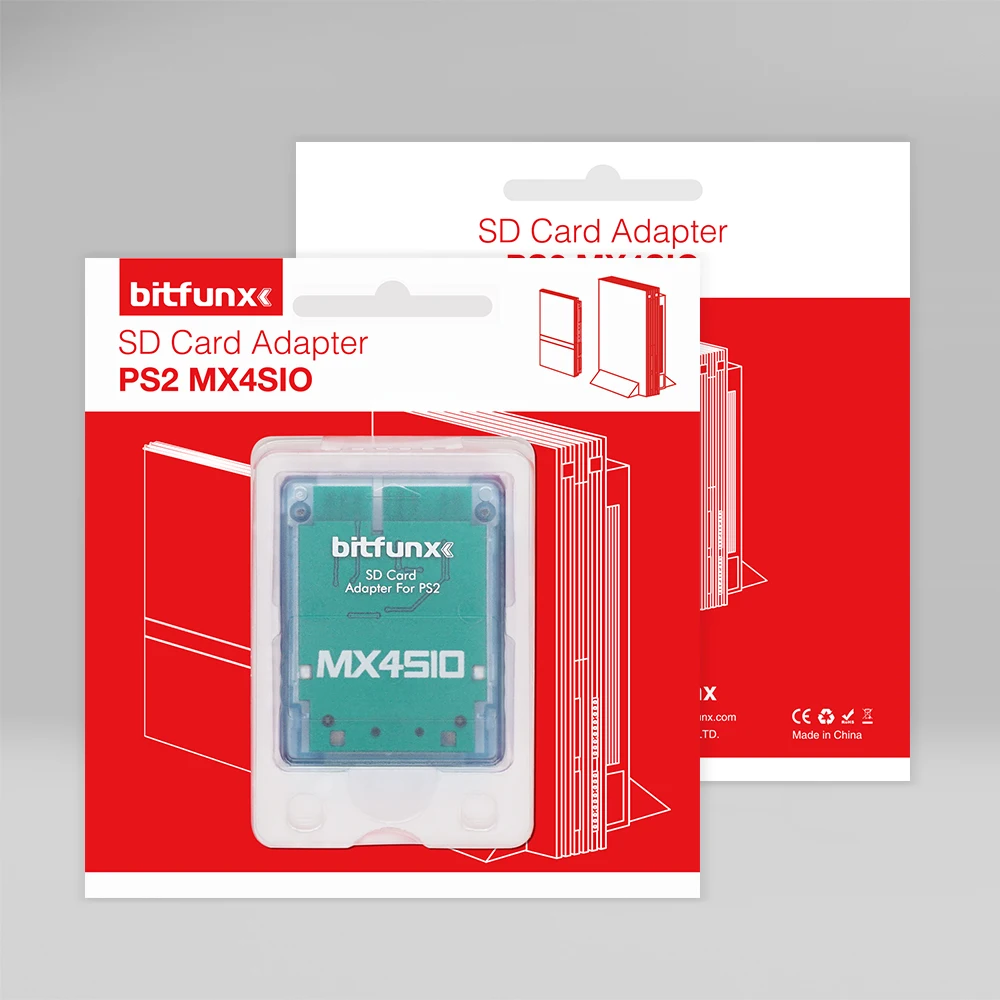 MX4SIO SIO2SD TF/SD Card Adapter Card Reader Adapter For Playstation2 PS2 Game Consoles Game Memory Card