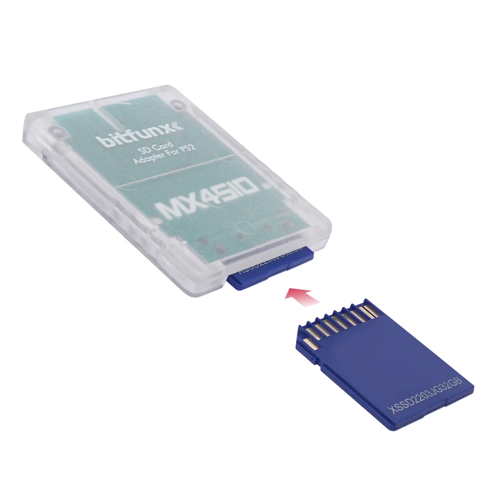 MX4SIO SIO2SD TF/SD Card Adapter Card Reader Adapter For Playstation2 PS2 Game Consoles Game Memory Card