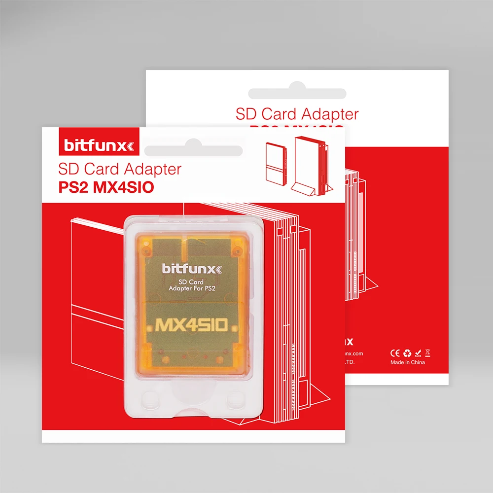MX4SIO SIO2SD TF/SD Card Adapter Card Reader Adapter For Playstation2 PS2 Game Consoles Game Memory Card